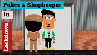 Police & Shopkeeper in LOCKDOWN🔒 | #shorts