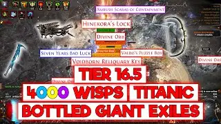 TIER 16.5 100%+ CURRENCY TITANIC GIANT EXILE VESSELS WITH 4000 WISPS - POE 3.26