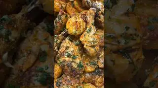 Oven roasted chicken and potatoes ( details in description)