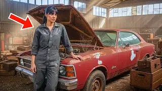 Elle a trouvé l’Opala 76 oublié dans le hangar de la famille, et ce qu’elle a décidé de faire