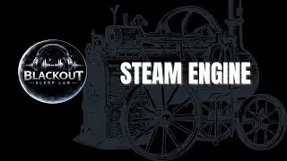 Steam Engine Sounds Black Screen 10 Hours | Blackout Sleep Lab