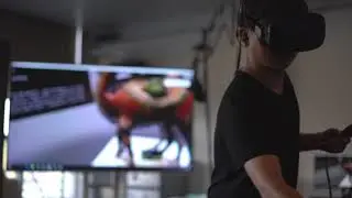Connecting Two Worlds - Hybrid VR and AR System