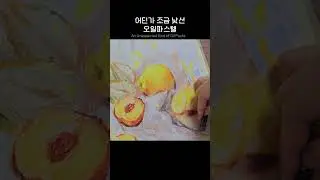 색이 쌓이는 오일파스텔 | 까렌다쉬 네오아트 6901 리뷰 드로잉