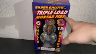 Triple load, mortar, fire silver salute  by Phantom Fireworks 💥 ☄️