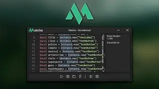 Matcha | Free Roblox Executor/Injector [Multi API] Level 8 Script Executor!