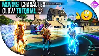 moving character glow tutorial👿||ruok running character glow tutorial||free firee editing@RUOK1
