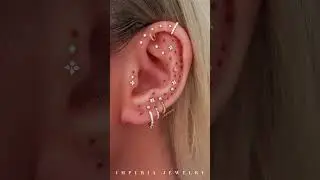 50 PIERCINGS in ONE EAR! 😱 | Extreme Body Art