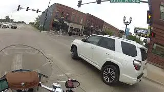 Cedar Falls to Waterloo Iowa motorcycle trip