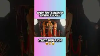 Claudia Burgos en la alfombra roja de los Coecillo Awards 2026 😱