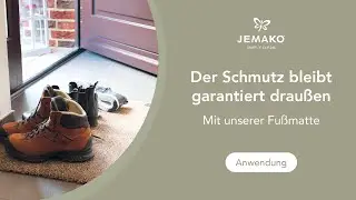 Die neue JEMAKO Fu&szlig;matte im H&auml;rtetest. Optimal gegen N&auml;sse und Schmutz!