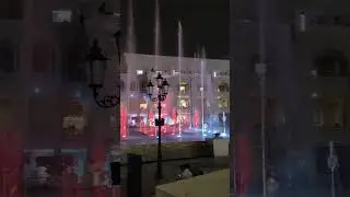 Qatar dancing fountain show #shorts #lusail