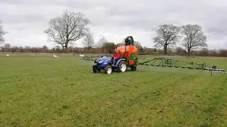 Testing the new AMAZONE Hands Free Farm sprayer