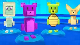 BOSS IMPOSTER VS REAL BOSS!! MULTIPLAYER TEAM ALL EMOTES SUPER BEAR ADVENTURE 