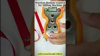 Wireless remote control for milling and planing equipment