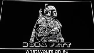 Star Wars Boba Fett LED Neon Sign