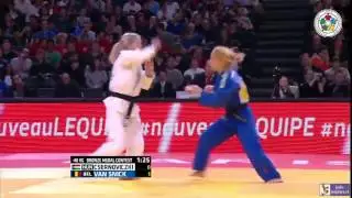 Judo 2016 Grand Slam Paris: Csernoviczki (HUN) - van Snick (BEL) [-48kg] bronze