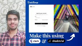 Clerk Auth & ShadCN Styling: Modern Auth Made Easy ✨ | One Shot Tadka 🌟