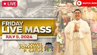 1ST FRIDAY FILIPINO LIVE MASS TODAY II JULY 5, 2024 II FR. JOWEL JOMARSUS GATUS