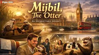 Mijbil the otter (animation) class 10th| English Chapter-6 in hindi (summary) in one shot