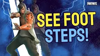 How to See Footsteps in Fortnite | Fortnite Tutorial (2025)