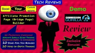 Commission Gorilla v3 Review, Bonuses, Demo: Affiliate Page Builder For Affiliate Made By Affiliates