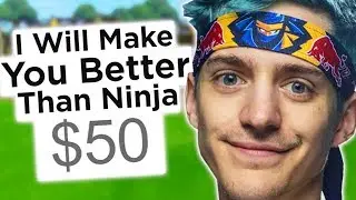 I hired a Fortnite Coach on Fiverr to make me better than Ninja...