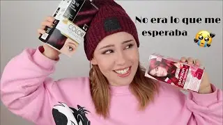 ME TIÑO DE (ROJO) SOLA EN CASA 🙉🙈🙊