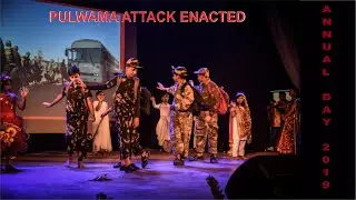 pulwama attack  enacted by students of saraswati world school