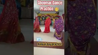 Ghoomar Dance performance 🔥|| BTS annual day dance practice #bts #dance #ghoomar #warangal