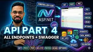 .NET Core API – All Endpoints Explained 🔥 (GET, POST, PUT, DELETE + More) + Swagger | Part 4