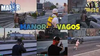 Manor против Vagos на Олимпийском шоссе после того, как они попросили вернуть вещи | MULTIPOV | N...