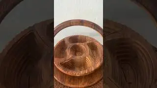 Wooden Tray with 5 portions with leaf design #woodentray #woodentrays #woodentraydecor #viralvideos
