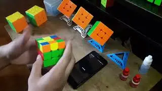 Rubik's Cube Average Of 5 | 12.84 Seconds