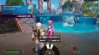 Fortnite - Spend Bars On NPC Services (WEEK 2 Quests Challenges)