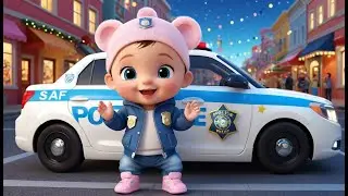 Police Car Lights Show | Fun Action & Learning Video for Toddlers