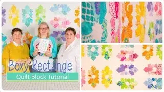 Boxy Rectangle Quilt Block Tutorial Featuring the Double Wide Dresden Ruler