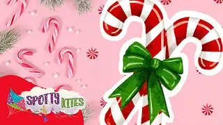 Candy Canes🎄  - Official Lyric Video [Spotty Kites]