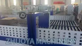 Fully automatic folder gluer machine + fully automatic baling machine