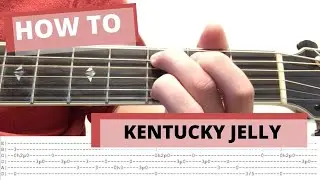 How to Play the Intro for Brad Paisley's Kentucky Jelly + Tabs Fingerstyle Acoustic Guitar Lesson