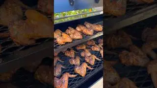 Smoked Cajun chicken wings