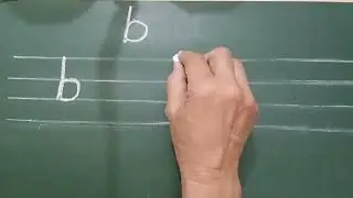 How to write letter b | Write English alphabet b | formation of letter b #viral#videocreator#yt#like