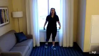 🔥💼 Exercise While Traveling: Provo, UT! #WorkoutWhileTraveling (Ep 2) Workout in your Hotel Room