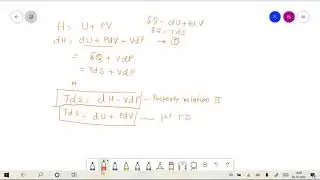 Ideal Gas ,Property Relations (TDS relations ) Entropy problems