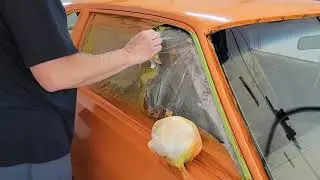 Plymouth Volare Removing Paint Protection, Cold Start And Walk Around