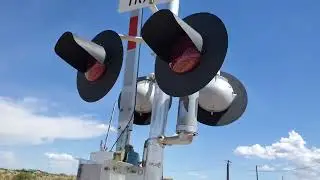 [New Signals] North Mescal Road Railroad Crossing Full Tour With DOT Tags Included, Near Benson, AZ