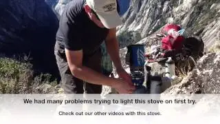 Yosemite Snow Creek Trail Cooking w/ the Jetboil