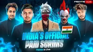FLAME LIVE PAID SCRIMS 🏆 🇮🇳 INDIA’S OFFICIAL MOBILE LOBBY #nonstopgaming #freefirelive