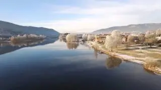 Drone Drammenselva Norway