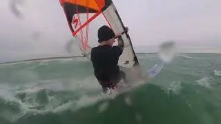 Windsurfing on the Isle of Tiree Oct 2025