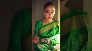 Beautiful Indian saree fashion clip